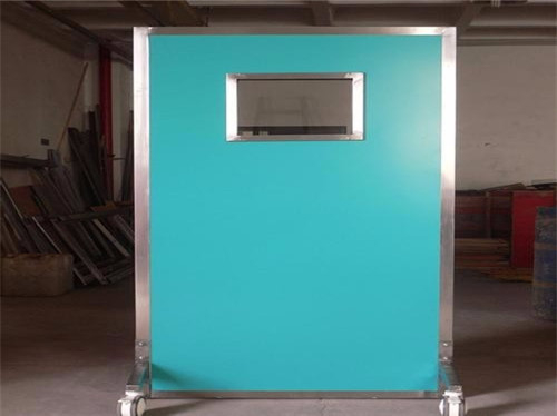 防輻射鉛屏風(fēng) 移動(dòng)升降式鉛屏風(fēng) X射線防護(hù)不銹鋼鉛屏風(fēng)